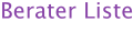 Berater Liste